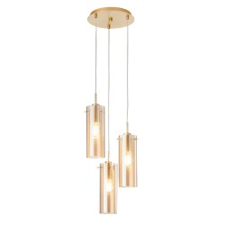 Luce Ambiente Design I-MAGIC-S3-ORO závesný luster MAGIC | 3×60W E27