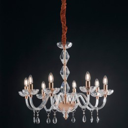 Luce Ambiente Design I-RIFLESSO/8 ORO závesný luster RIFLESSO E14