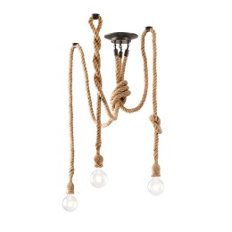Luce Ambiente Design I-ROPE-PL3 závesný luster ROPE | 3×60W E27