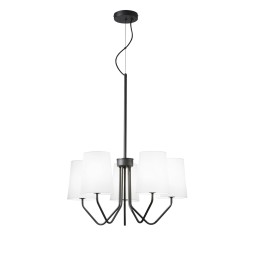 Luce Ambiente Design I-SALLY-5-NER závesný luster SALLY | 5×60W E14