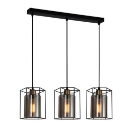 Italux PND-78901-3-BK+SG závesný luster Kalula E27