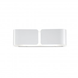 Ideal Lux 014166 nástenné svietidlo Clip Mini Small Bianco 2x60W | E27