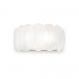 Ideal Lux 038025 nástenné svietidlo Ovalino Bianco 2x60W | E27