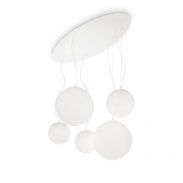 Ideal Lux 043562 luster Mapa Bianco 5x60W | E27