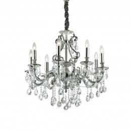 Ideal Lux 044934 luster Gioconda Argento 8x40W | E14