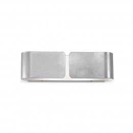 Ideal Lux 088273 nástenné svietidlo Clip Small Argento 2x60W | E27