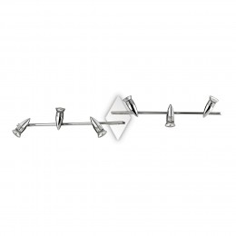 Ideal Lux 089591 stropné svietidlo Alfa Cromo 6x50W | GU10