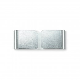 Ideal Lux 091136 nástenné svietidlo Clip Mini Argento 2x40W | G9