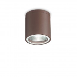 Ideal Lux 163666 vonkajšie stropné svietidlo Gun Coffee 1x28W | GU10 | IP44