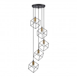 Ideal Lux 237664 závesné stropné svietidlo Ice 5x60W | E27