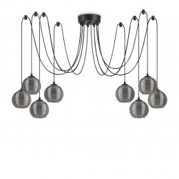 Ideal Lux 241197 závesné stropné svietidlo Riga 8x60W | E27
