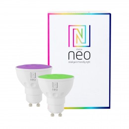 Immax NEO 07006B 2x LED žiarovka 1x3,5W | GU10 | 2700K | RGB