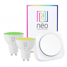 Immax Neo 07043E sada inteligentných žiaroviek a mostíku Smart 2x3,5W | GU10