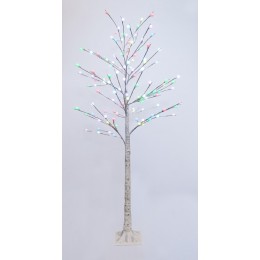 Immax 07750L LED vianočný svetelný strom 1x7,2W | IP44 | RGB - breza, časovač, 12 svetelných módov,