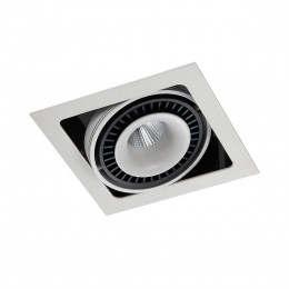 Italux GL7116-1 / 18W WH + BL LED zápustné bodové svietidlo Alesso 1x18W | 1340lm | 3000K