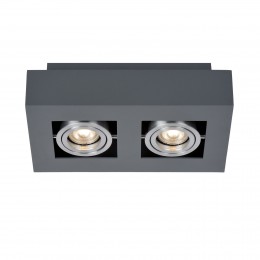 Italux IT8002S2-BK / AL stropné svietidlo Casemiro 2x50W | GU10