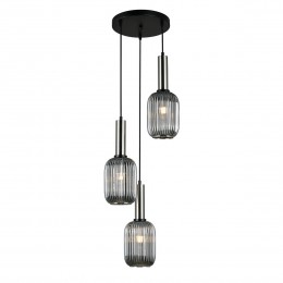 Italux PND-5588-3AM-SC + SG závesný luster Antiola 3x40W | E27