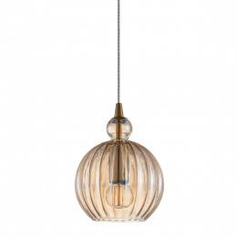 Italux PND-8744-1S-CN závesný luster Biron 1x60W | E27