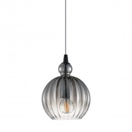 Italux PND-8744-1S-GR závesný luster Biron 1x60W | E27