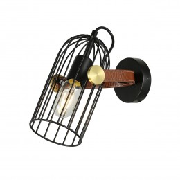 Italux WL-2445-1-BK Antoin | 40W E27