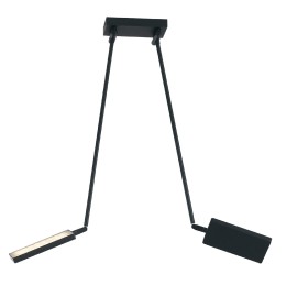 Luce Ambiente Design BOOK-PL-NERO LED závesný luster BOOK | 18W integrovaný LED zdroj