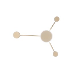 Luce Ambiente Design ETERE-PL3 ORO LED prisadený luster ETERE | 12W integrovaný LED zdroj