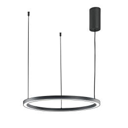 Luce Ambiente Design HOOP-S60-NER LED závesný luster HOOP | 30W integrovaný LED zdroj