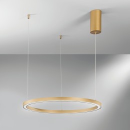 Luce Ambiente Design HOOP-S60-ORO LED závesný luster HOOP | 30W integrovaný LED zdroj