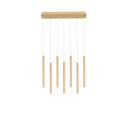 Luce Ambiente Design PYPE-SQ7-ORO LED závesný luster PYPE | 35W integrovaný LED zdroj