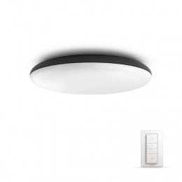 LED prisadené stropné svietidlo Philips HUE Cher 40967/30 / P7 - čierna s diaľkovým ovládačom