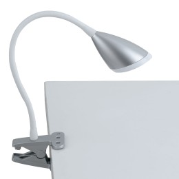 Luce Ambiente Design HEGEL-SILVER LED stolná lampička HEGEL | 3,7W integrovaný LED zdroj