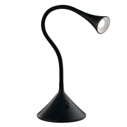 Luce Ambiente Design NEWTON-BLACK LED stolná lampička NEWTON | 3,2W integrovaný LED zdroj