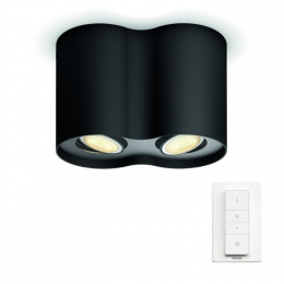 Philips Hue 56332/30/P7 LED stropné svietidlo Pillar 2x5,5W|2200-6500K|GU10