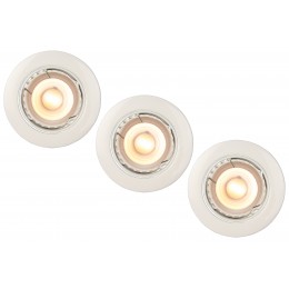 LED zápustné stropné svietidlo bodové Lucide FOCUS 3x5W GU10