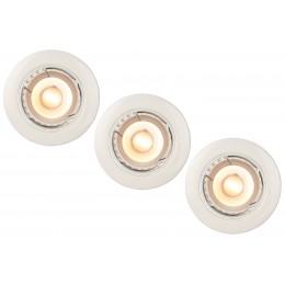 LED zápustné stropné svietidlo bodové Lucide FOCUS 3x5W GU10