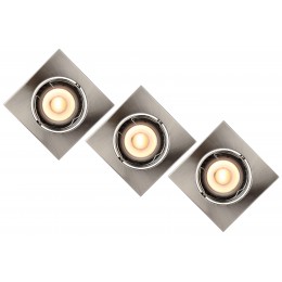 LED zápustné stropné svietidlo bodové Lucide FOCUS 3x5W GU10