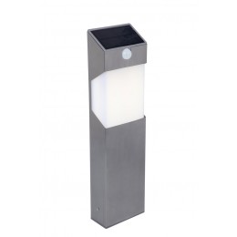 Lutec 6907903001 LED vonkajšie stĺpikové solárne svietidlo Solstel 1x2W | 4000K | IP44