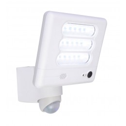 Lutec 7625501053 LED vonkajšie svietidlo s kamerou a senzorom Esa 1x25W | 5000K | IP54