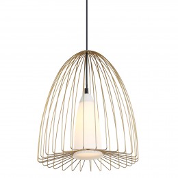 Italux MDM-4017/1 GD závesný luster Louis 1x40W | E14 | IP20