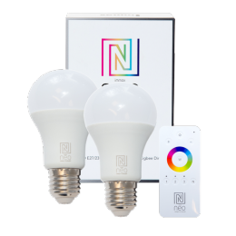 Immax NEO 07001BD inteligentná sada - ovládač + 2x LED žiarovky 1x8,5W | E27 | 2700K