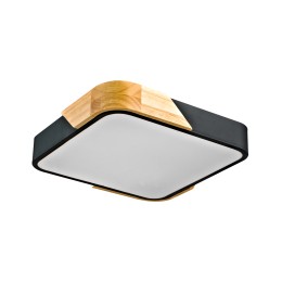 Italux PLF-13187-BK-WO LED prisadený luster Santer | 24W LED | 2400lm | 3000K