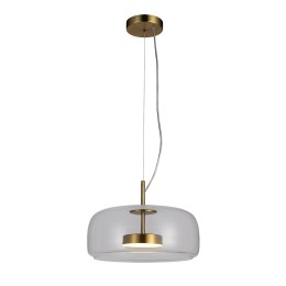 Italux PND-17760B-BRSS-SG LED závesný luster Caste | 10W LED | 850lm | 3000K