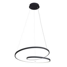 Italux PND-21692-M-BK LED závesný luster Reina | 40W LED | 2600lm | 3000-6000K