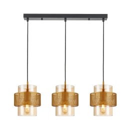Italux PND-22132-3S-GD-AMB závesný luster Vinoti E27