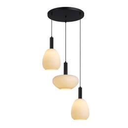 Italux PND-23541-3-BK-OP závesný luster Gater E27