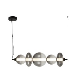 Italux PND-24352-40W-BK-SG LED závesný luster Sonte | 40W LED | 5094lm | 3000K