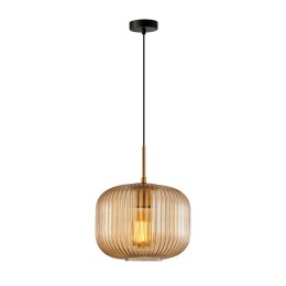 Italux PND-26476-1-BRO-AMB závesný luster Gavino E27