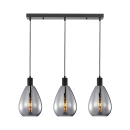 Italux PND-27812-3-BK-SG závesný luster Zulo E27