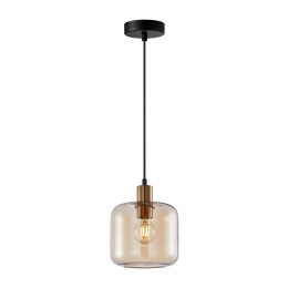 Italux PND-29257A-1-BRO-AMB závesný luster Zona E27