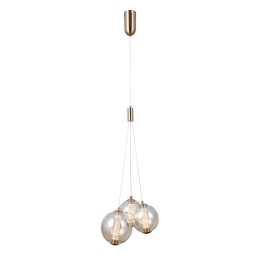 Italux PND-34359-3-HBR-AMB LED závesný luster Butero | 12W LED | 1095lm | 3000K